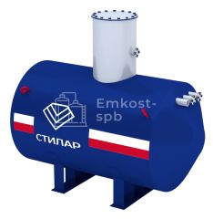 Резервуар горизонтальный стальной подземный РГСП 10 м
