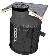 Дождеприемный безлотковый колодец FD