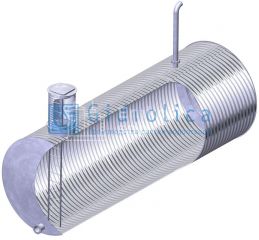 Металлический резервуар Gidrolica Tank Water Spirel 8300х15100мм