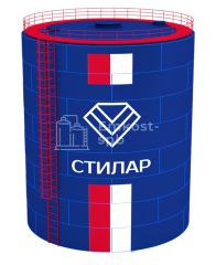 Цельносварной сборный резервуар РВС 200 м