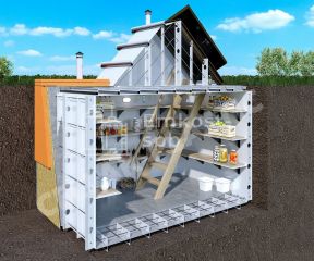 Селлар Наклонный+ 2300х2300х2150