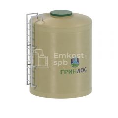 Гринлос Емкость стеклопластиковая 6-2300 вертикальная наземная