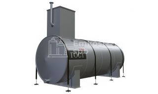 Резервуар стальной горизонтальный подземный РГСП-30 - фото 1