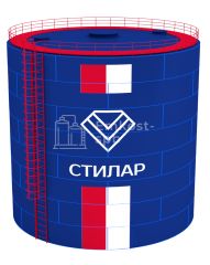 Сборный резервуар вертикальный стальной РВС 500 м3