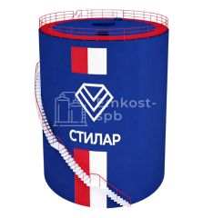 Цельносварной резервуар РВС 40 м