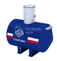 Резервуар горизонтальный стальной подземный РГСП 3 м
