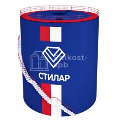 Цельносварной резервуар РВС 100 м