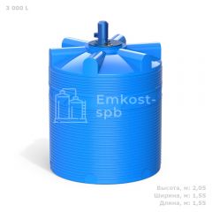 Polimer Group V 3000 с турбинной мешалкой