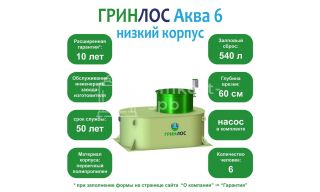 ГРИНЛОС Аква 6 низкий корпус - фото 2