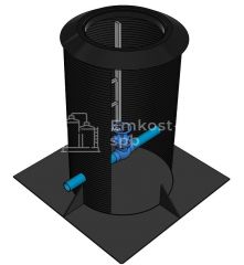 Водопроводный колодец TERA D1200 H2000