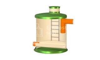 Перепадный колодец ГРИНЛОС Пп 2300/2500 - фото 2