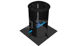 Водопроводный колодец TERA D1000 H2500 - фото 1