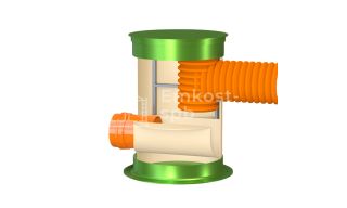 Перепадный колодец ГРИНЛОС Пп 800/1000 - фото 2