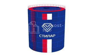 Сборный резервуар вертикальный стальной РВС 300 - фото 1