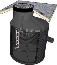 Дождеприемный безлотковый колодец FD