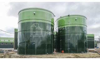 Резервуар вертикальный стальной для воды, 800 м - фото 1