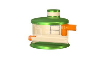 Перепадный колодец ГРИНЛОС Пп 2300/1500 - фото 2