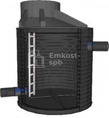 Дренажный безлотковый колодец  FD