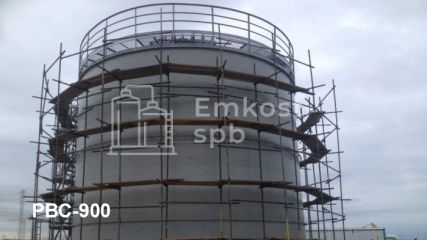 Резервуар вертикальный стальной РВС 900