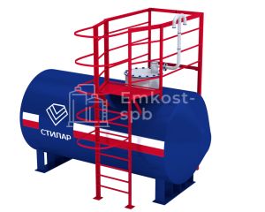 Резервуар горизонтальный стальной РГС 40 м