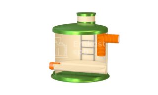 Перепадный колодец ГРИНЛОС Пп 2300/2000 - фото 2