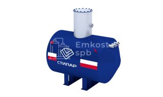 Резервуар горизонтальный стальной подземный РГСП 3 м - фото 1