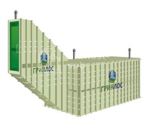 Гринлос Погреб ДТ 3500*1500*2000