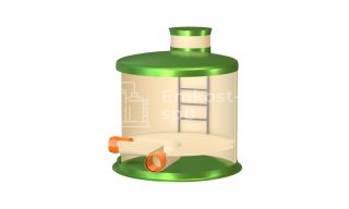 Поворотный колодец ГРИНЛОС Пв 2300/2000 - фото 2