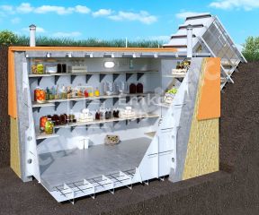 Селлар Боковой Наклонный+ 2800х1800х2150